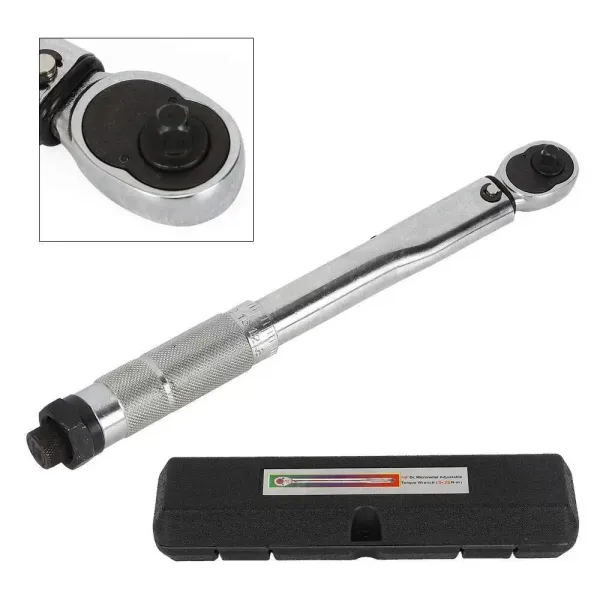 1/4" momentsleutel, gekalibreerde aandrijving, 5-25 Nm, professioneel koppel, verstelbare ratel, autoreparatie, met koffer 1/4" momentsleutel, gekalibreerde aandrijving, 5-25 Nm, professioneel koppel, verstelbare ratel, autoreparatie, met koffer