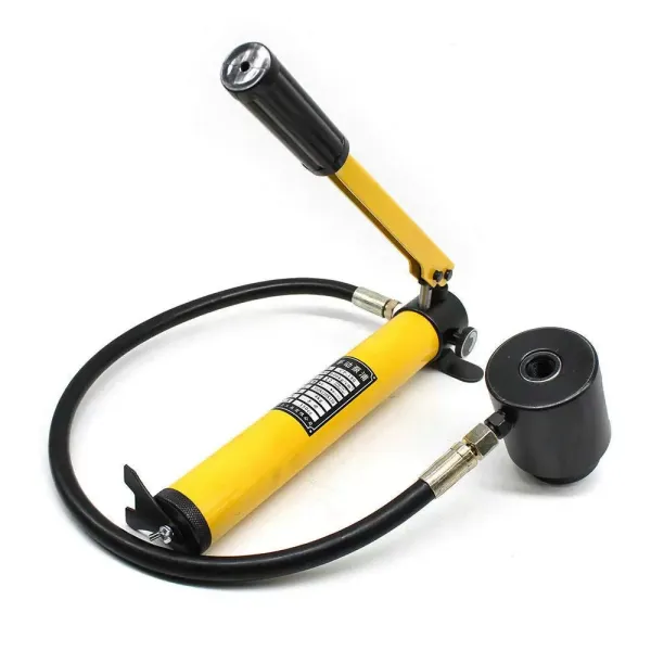 Hydraulische plaatperforator - Met cilinder en hydraulische pomp - In koffer - Eenvoudig onderhoud - 15 t