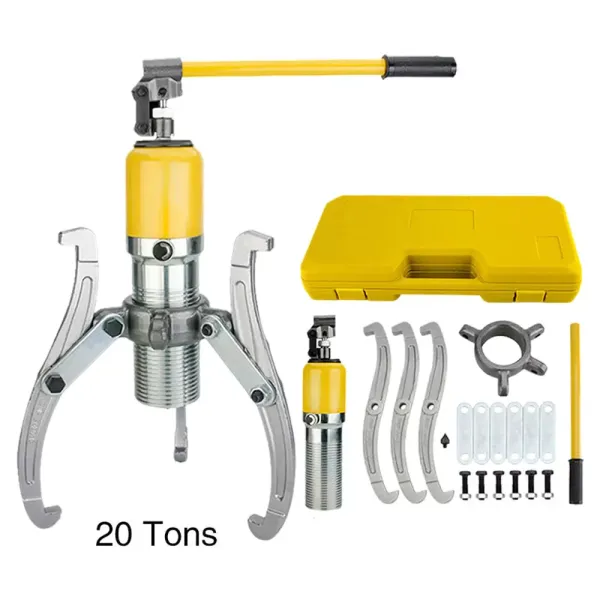 20T hydraulische tandwieltrekker, 3-kaak hydraulische tandwieltrekkerset Kaaktrekkerscheider