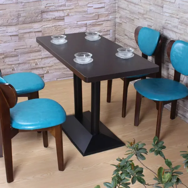 Tafelpoten van 72 cm met dubbele kolommen, stalen onderstel, rechthoekige onderplaat, bistrotafel, zwart onderstel Tafelpoten van 72 cm met dubbele kolommen, stalen onderstel, rechthoekige onderplaat, bistrotafel, zwart onderstel