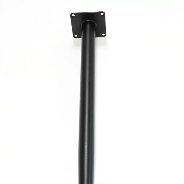 Taps toelopende tafelpoten - Metaal - Zwart - 4 x 72 cm - Gepoedercoate stalen poten
