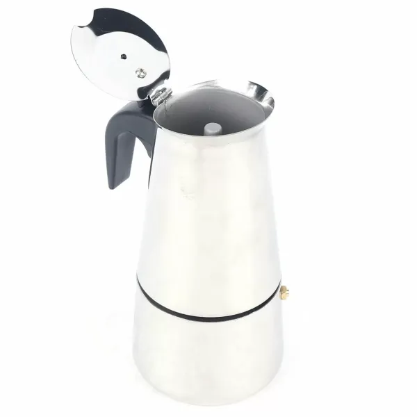 Espresso Koffiezetapparaat Machine Roestvrij Staal Elektrisch Moka Koffiezetapparaat voor 6 Kopjes 300 ml met Elektrisch Fornuis 220 V