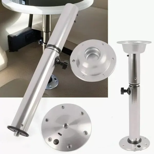 Tafelpoot voor boot - Hoogte verstelbaar van 565 tot 720 mm - Aluminium Tafelpoot voor boot - Hoogte verstelbaar van 565 tot 720 mm - Aluminium