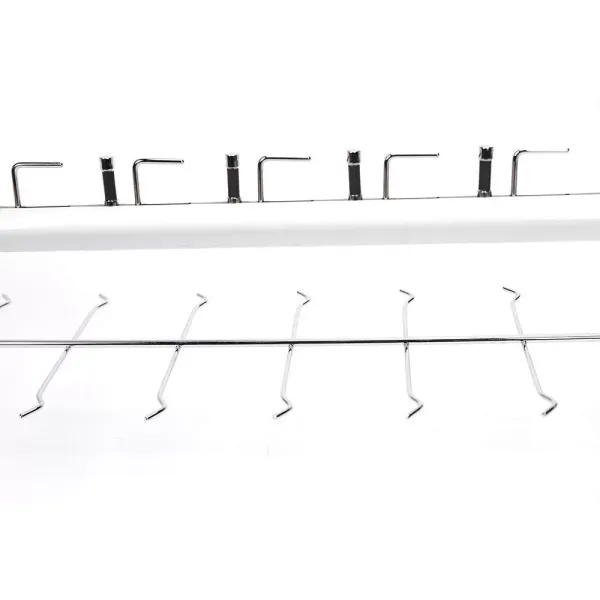 Set van 10 aluminium brilhouders voor zonnebrillen - opslag en display - met hangslot Set van 10 aluminium brilhouders voor zonnebrillen - opslag en display - met hangslot
