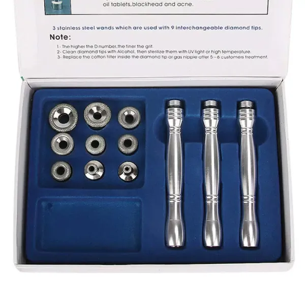 Diamond Dermabrasie Machine Apparatuur Dermabrasie Apparaat 3 in 1 Microdermabrasie 60W