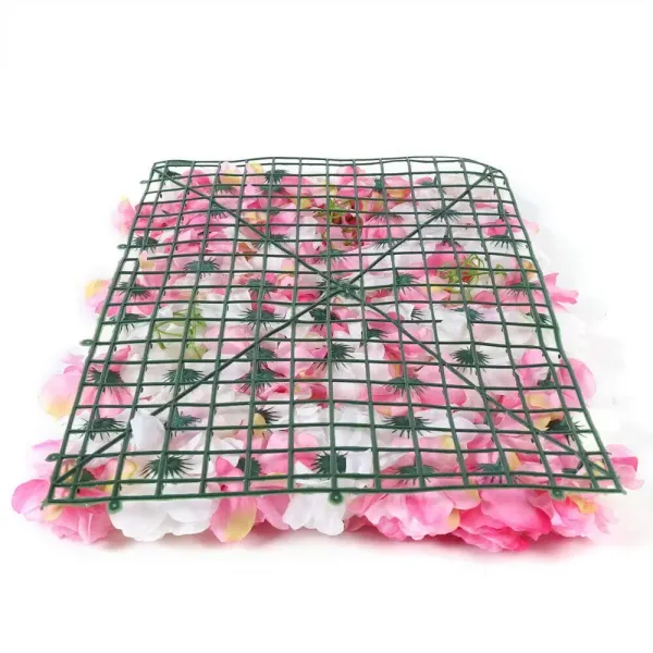 Pakket van 20 kunstmatige rozenwanden voor bruiloften - 40 x 60 cm Pakket van 20 kunstmatige rozenwanden voor bruiloften - 40 x 60 cm