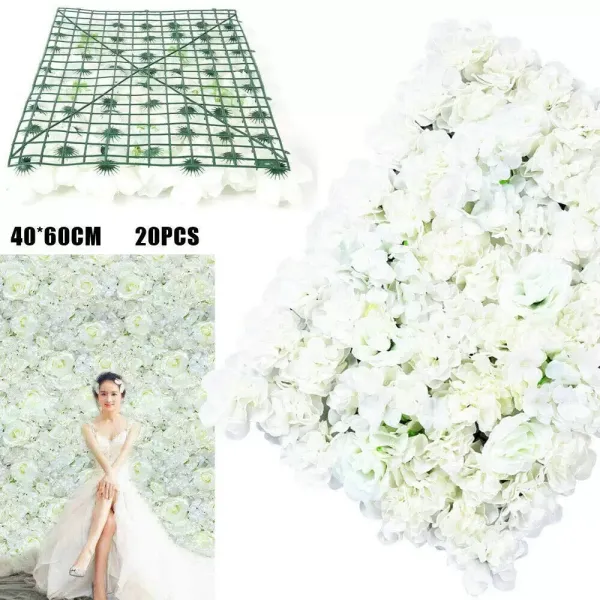 Kunstzijde Hortensia Bloemen voor Tuin Bruiloft Hoofdweg Locatie, 60 x 40 x 7 cm (Melkwit) Kunstzijde Hortensia Bloemen voor Tuin Bruiloft Hoofdweg Locatie, 60 x 40 x 7 cm (Melkwit)
