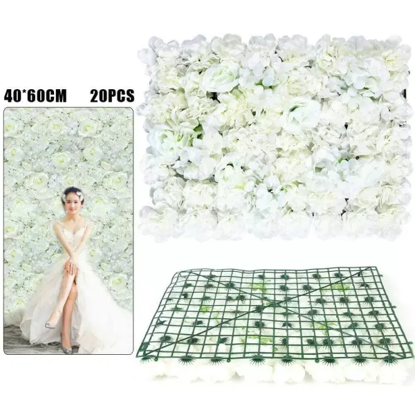 Kunstzijde Hortensia Bloemen voor Tuin Bruiloft Hoofdweg Locatie, 60 x 40 x 7 cm (Melkwit) Kunstzijde Hortensia Bloemen voor Tuin Bruiloft Hoofdweg Locatie, 60 x 40 x 7 cm (Melkwit)