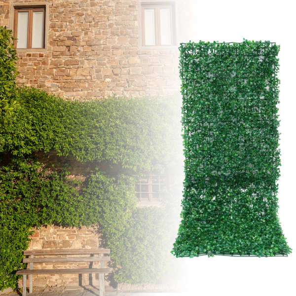 12 stuks kunsthaag hangende planten muur muur plantenmat buitendecoratie - 40x60cm