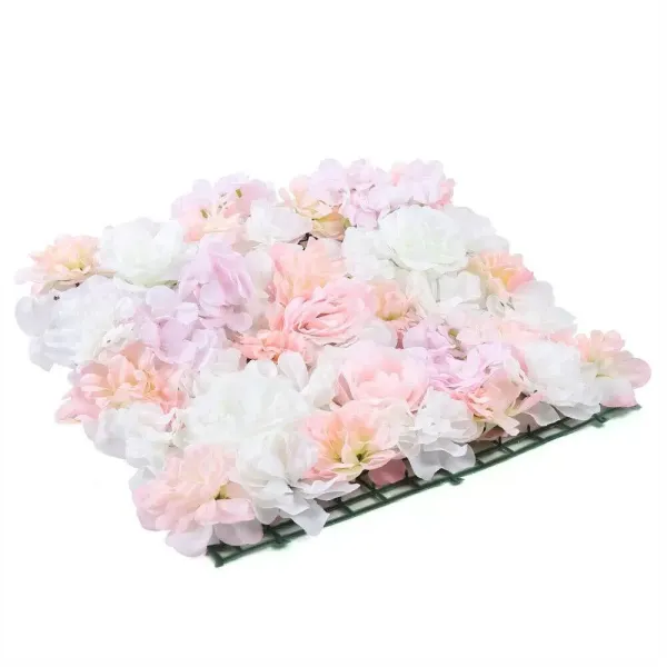 Set van 8 kunstbloemen voor tuindecoratie 40 x 60 cm