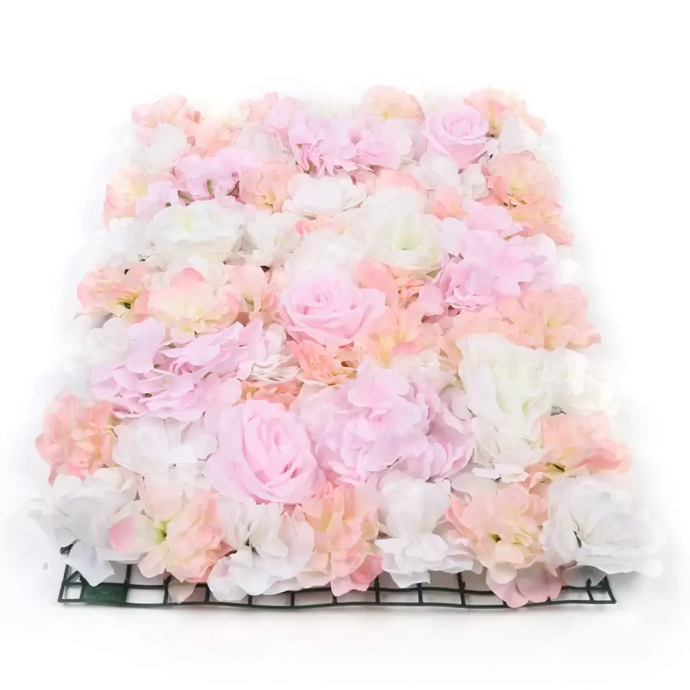 Kunstzijde Hortensia Bloemen voor Tuin, Bruiloft, Evenement, Straat, Hoofdfeest, 60 x 40 x 7 cm (roze)