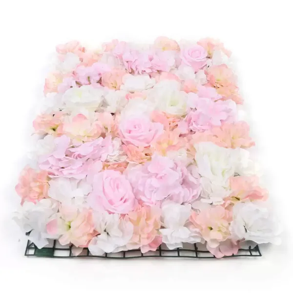 Kunstzijde Hortensia Bloemen voor Tuin, Bruiloft, Evenement, Straat, Hoofdfeest, 60 x 40 x 7 cm (roze)