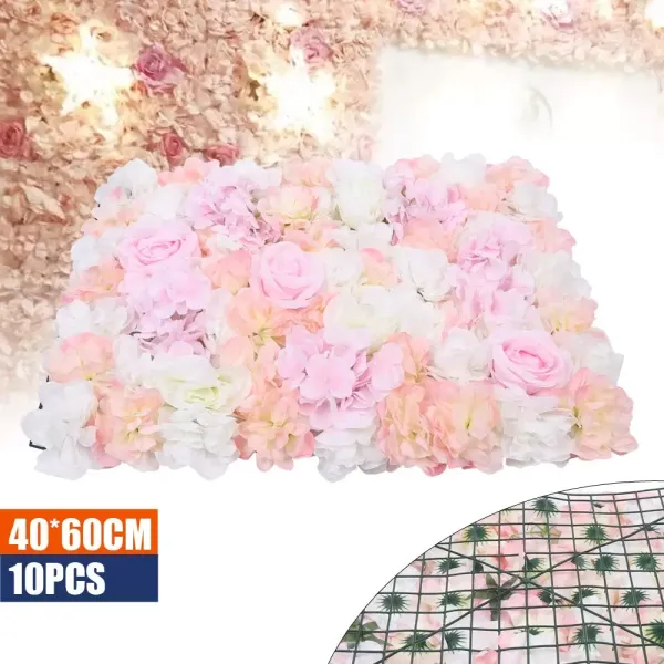 Kunstzijde Hortensia Bloemen voor Tuin, Bruiloft, Evenement, Straat, Hoofdfeest, 60 x 40 x 7 cm (roze) Kunstzijde Hortensia Bloemen voor Tuin, Bruiloft, Evenement, Straat, Hoofdfeest, 60 x 40 x 7 cm (roze)