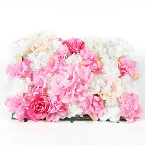 15 stuks kunstbloemen voor bruiloftsdecoratie 40x60cm donkerroze