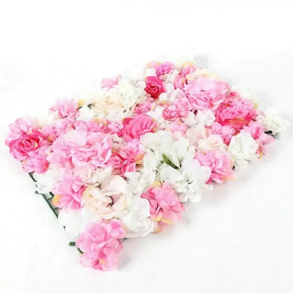 15 stuks kunstbloemen voor bruiloftsdecoratie 40x60cm donkerroze
