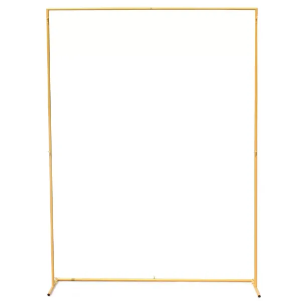 Bruiloftsboog, verwijderbaar vierkant, 2m x 1,5m, huwelijksboog, bloemenframe, bruiloftsdecoratie, voor bruiloft, feest, achtergrond (goud) Bruiloftsboog, verwijderbaar vierkant, 2m x 1,5m, huwelijksboog, bloemenframe, bruiloftsdecoratie, voor bruiloft, feest, achtergrond (goud)