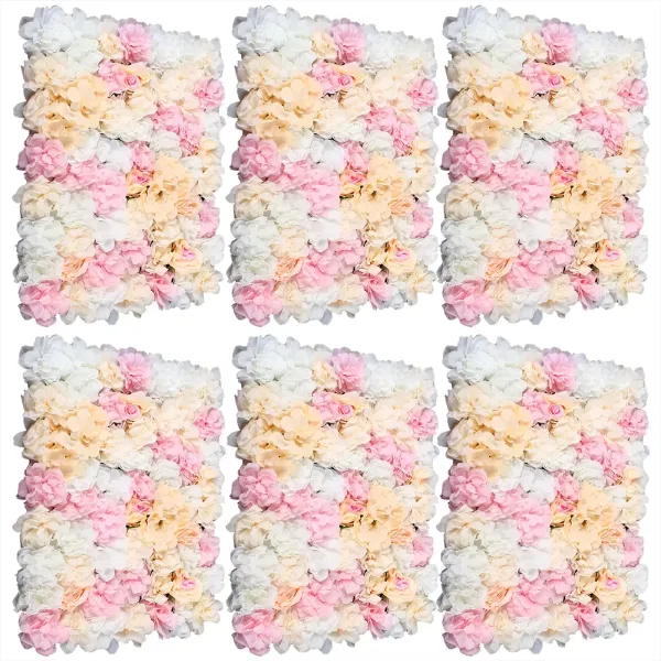 6 stks Kunstbloemen Bruiloft Muur Decor Bruiloft Decoratie