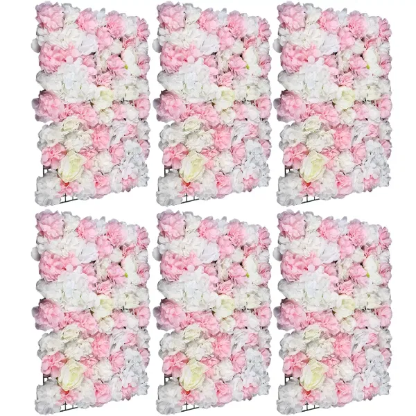 CNCEST Set van 6 herbruikbare zijden wandbloemen 40 x 60 cm