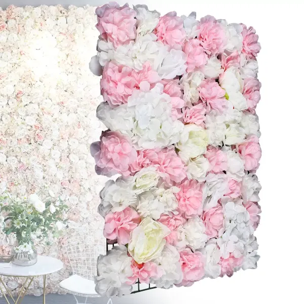 CNCEST Set van 6 herbruikbare zijden wandbloemen 40 x 60 cm