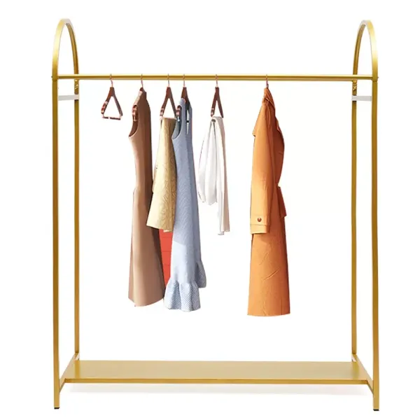 Industrieel metalen kledingrek met planken Multifunctionele kleerhanger voor woonkamer slaapkamer