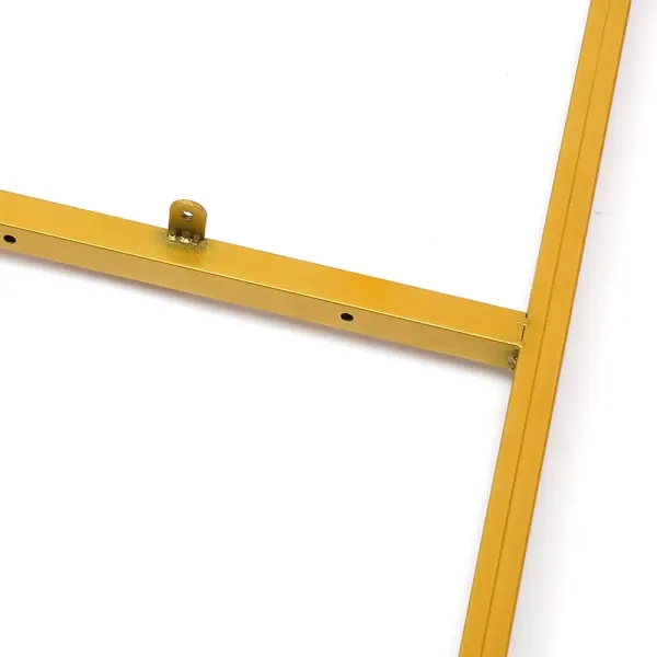 Metalen kledingrek met kledingroedes en 4 planken, multifunctioneel, op wielen Metalen kledingrek met kledingroedes en 4 planken, multifunctioneel, op wielen
