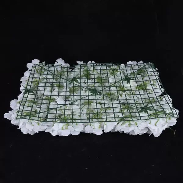 CNCEST 12 x kunstbloemmuur voor bruiloftsdecoratie (wit)