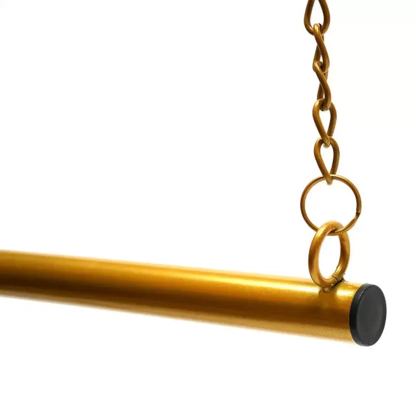 2-delig kledingrek - Goud - Verstelbare hoogte - 120 cm