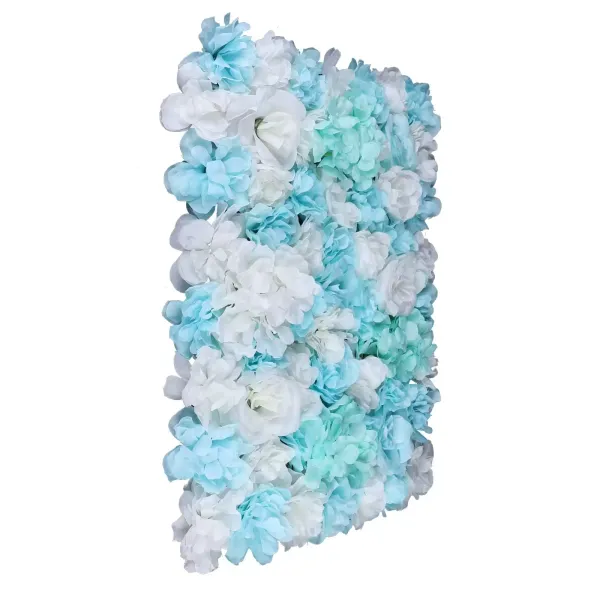 CNCEST 12 stuks kunstzijde bloemen draagbaar duurzaam binnen buiten bruiloft decoratie 60x40x2cm