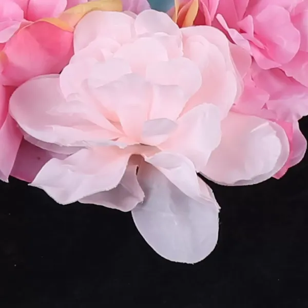 12Hortensia en roos kunstbloem wandpaneel, nep kunstbloem wandpanelen 12Hortensia en roos kunstbloem wandpaneel, nep kunstbloem wandpanelen