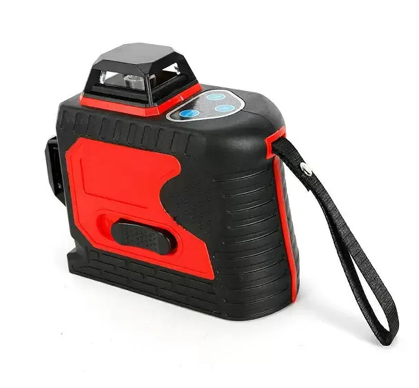 3D zelfnivellerende waterpas 12 lijnen 360° (rood lichtgroen uiterlijk)