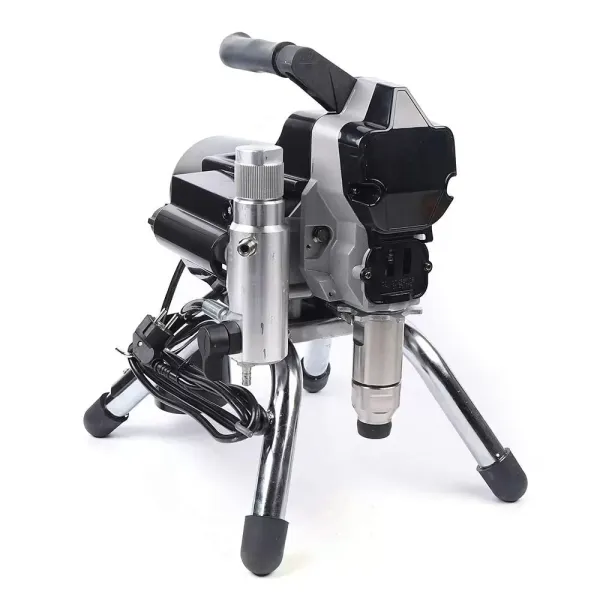 2200 W 3000 PSI airless verfspuit, hoge druk, gebruik binnen en buiten, zwart 2200 W 3000 PSI airless verfspuit, hoge druk, gebruik binnen en buiten, zwart