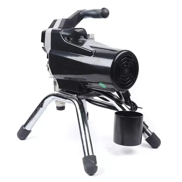 2200 W 3000 PSI airless verfspuit, hoge druk, gebruik binnen en buiten, zwart 2200 W 3000 PSI airless verfspuit, hoge druk, gebruik binnen en buiten, zwart