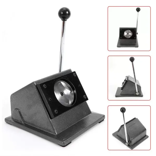 70 mm badgekaart snijmachine ronde vorm punch gestanst voor naaimachine