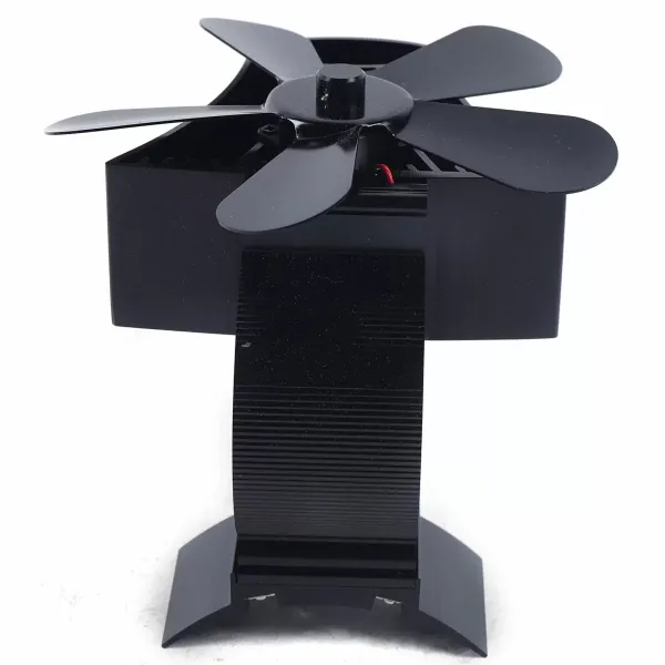 Kachelventilator zonder elektriciteit, geen geluid, open haardventilator, roterende ventilator met 5 bladen