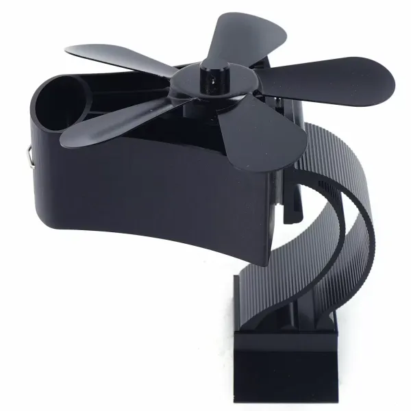 Kachelventilator zonder elektriciteit, geen geluid, open haardventilator, roterende ventilator met 5 bladen