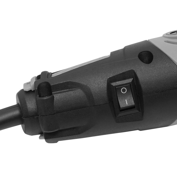 220 V elektrische schuurmachine 6 variabele bramen 400 W 28000 tpm voor doe-het-zelf schuren en snijden (0,6-6,5 mm)