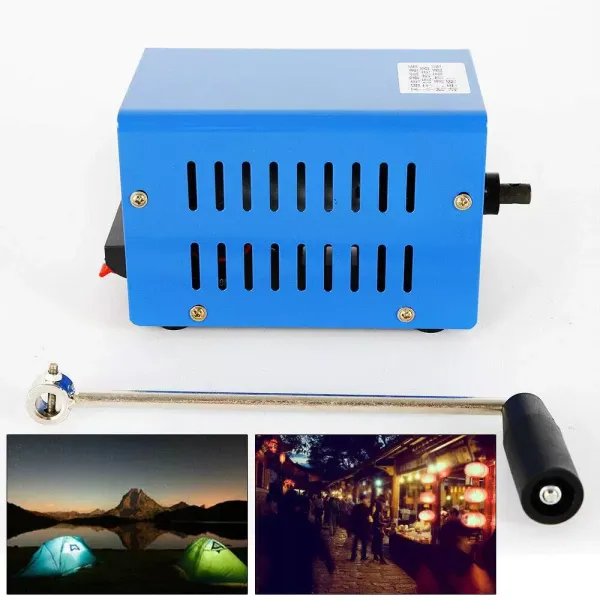 Handslingergeneratoren 20W Huishoudelijke krachtige draagbare generator USB Mobiele telefoon Computeroplader