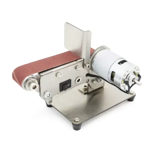 Minislijpmachine Elektrische bandschuurmachine DIY kantenpolijstmachine 30 mm 24 V 9000 tpm