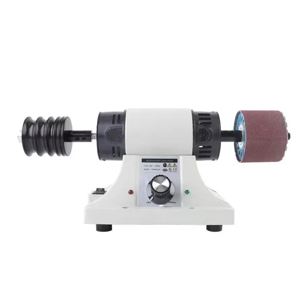 Leerpolijstmachine 220 V - Elektrische schuurmachine voor alle plantaardige leersoorten - 350 W - 0-8000 tpm.