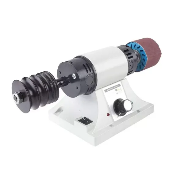 Leerpolijstmachine 220 V - Elektrische schuurmachine voor alle plantaardige leersoorten - 350 W - 0-8000 tpm.