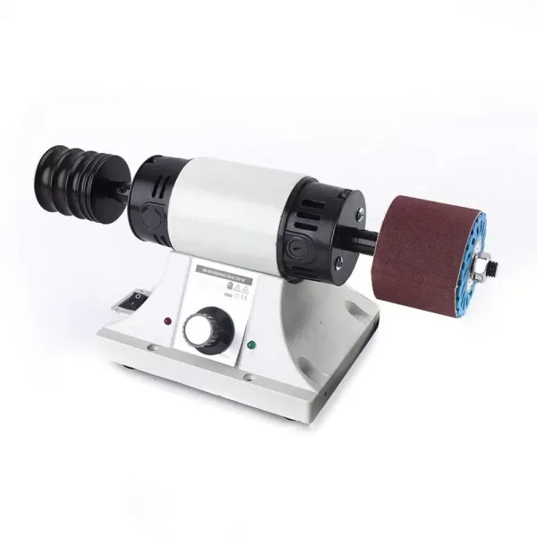 Leerpolijstmachine 220 V - Elektrische schuurmachine voor alle plantaardige leersoorten - 350 W - 0-8000 tpm.
