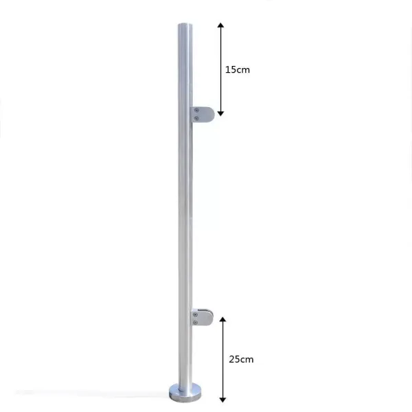 304 roestvrijstalen balustradepaal - 110 cm