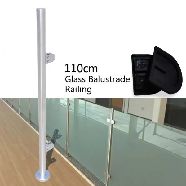 304 roestvrijstalen balustradepaal - 110 cm 304 roestvrijstalen balustradepaal - 110 cm