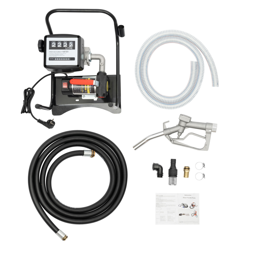 375W dieselpomp - tankstationzuigpomp + automatisch doseerpistool