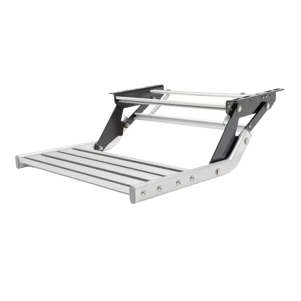 Handmatige toegang gemaakt van aluminiumlegering Stap Camper Stap Camping Instap Stap voor campers, reisaanhangers