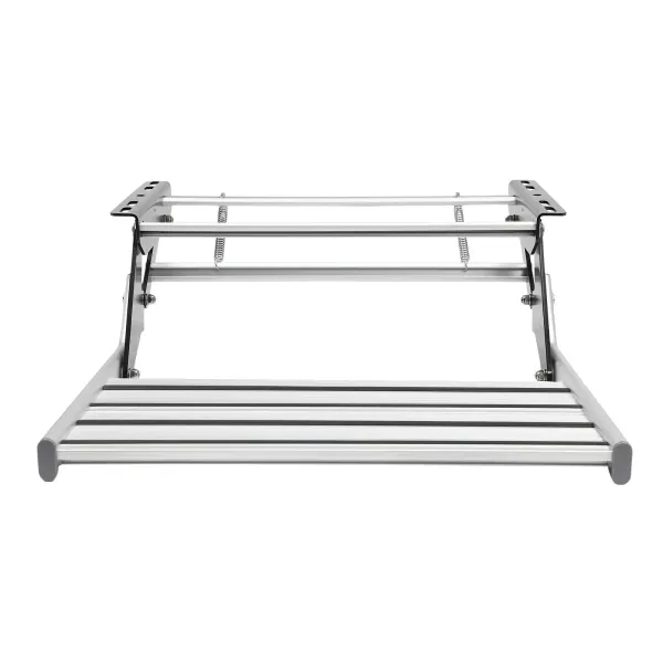 Handmatige toegang gemaakt van aluminiumlegering Stap Camper Stap Camping Instap Stap voor campers, reisaanhangers
