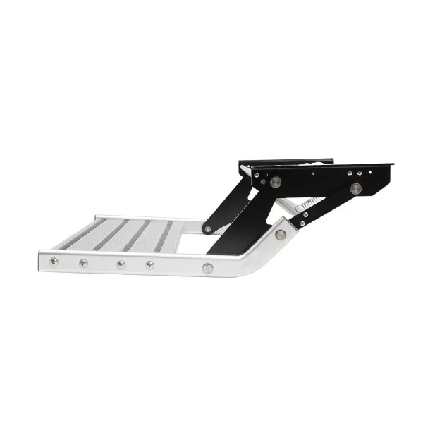 Handmatige toegang gemaakt van aluminiumlegering Stap Camper Stap Camping Instap Stap voor campers, reisaanhangers