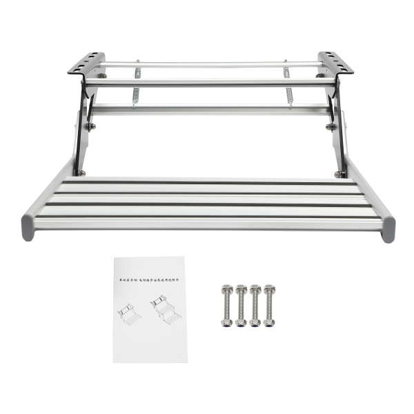Handmatige toegang gemaakt van aluminiumlegering Stap Camper Stap Camping Instap Stap voor campers, reisaanhangers
