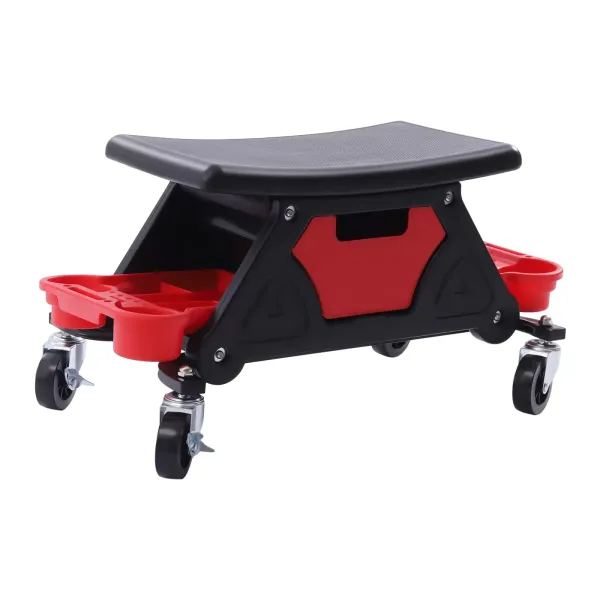 Winkelstoel, mechanische kruk met wielen, verrijdbare mobiele stoel of stoel met kruipversnelling, opbergbakken voor gereedschapsorganizer Winkelstoel, mechanische kruk met wielen, verrijdbare mobiele stoel of stoel met kruipversnelling, opbergbakken voor gereedschapsorganizer