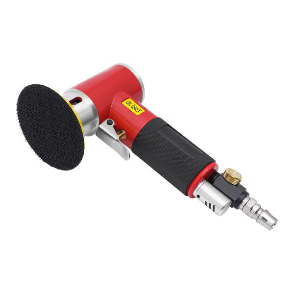 Excentrische polijstmachine voor professioneel polijsten, slijpen en waxen, 10.000 tpm, stationair toerental (rood)